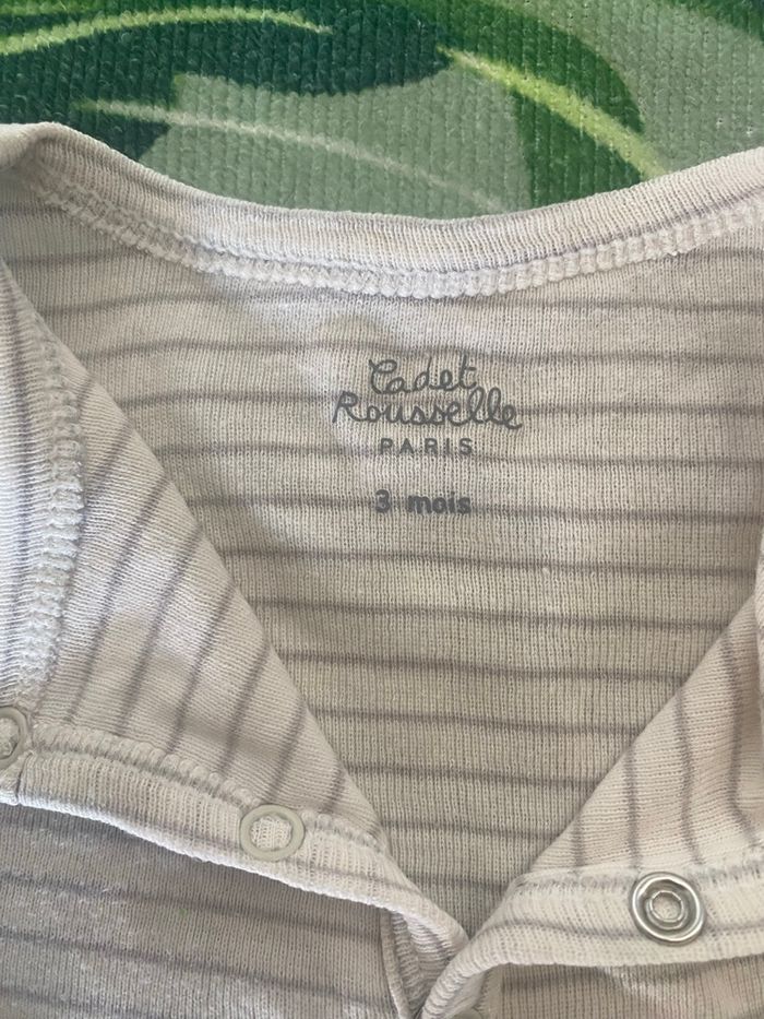Combinaison cadet Rousselle taille 3 mois TBE - photo numéro 3