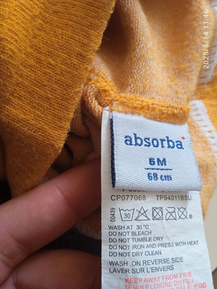 Robe et collants 6 mois Absorba - photo numéro 6