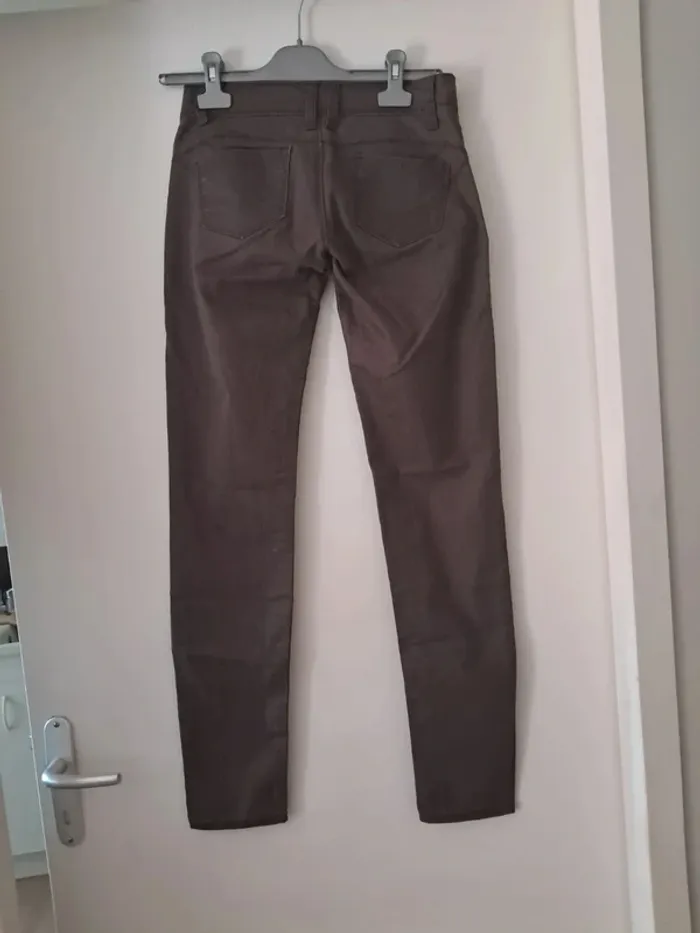 Jeans marrons xs - photo numéro 3
