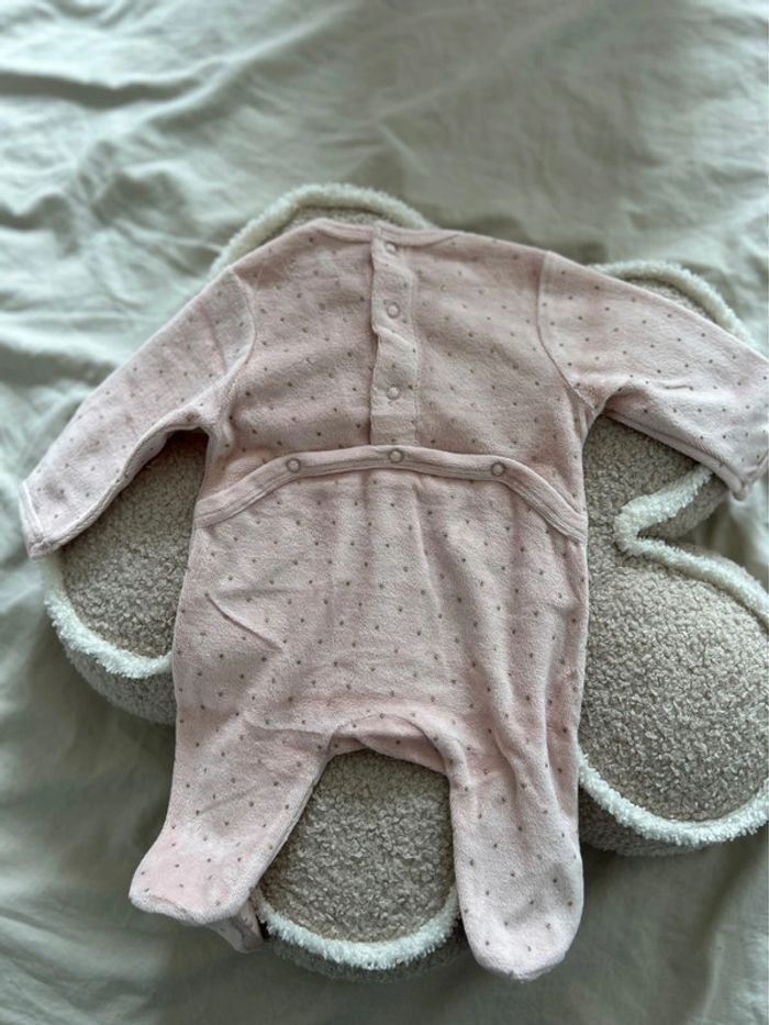 Pyjama velours 1 pièce welcome home my baby - photo numéro 2