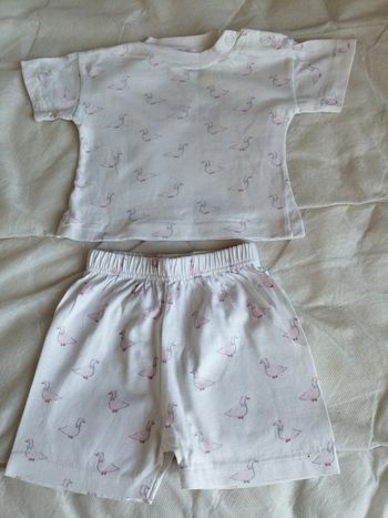 Ensemble t shirt et short 3 mois Jacadi