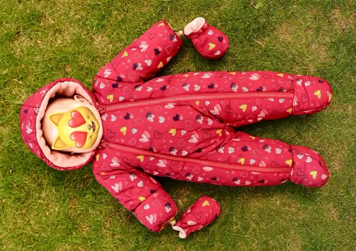 Très belle combinaison épaisse pour bébé fille - photo numéro 3