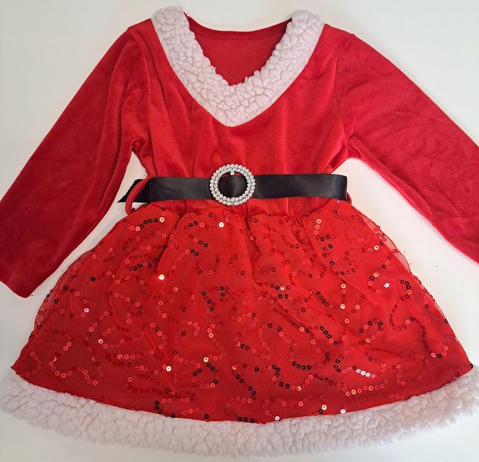 Jolie robe de Noël 36 mois TBE - photo numéro 6
