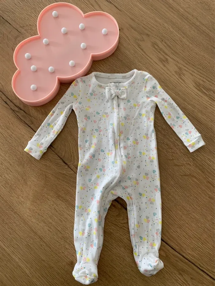 Grenouillère petits cœurs