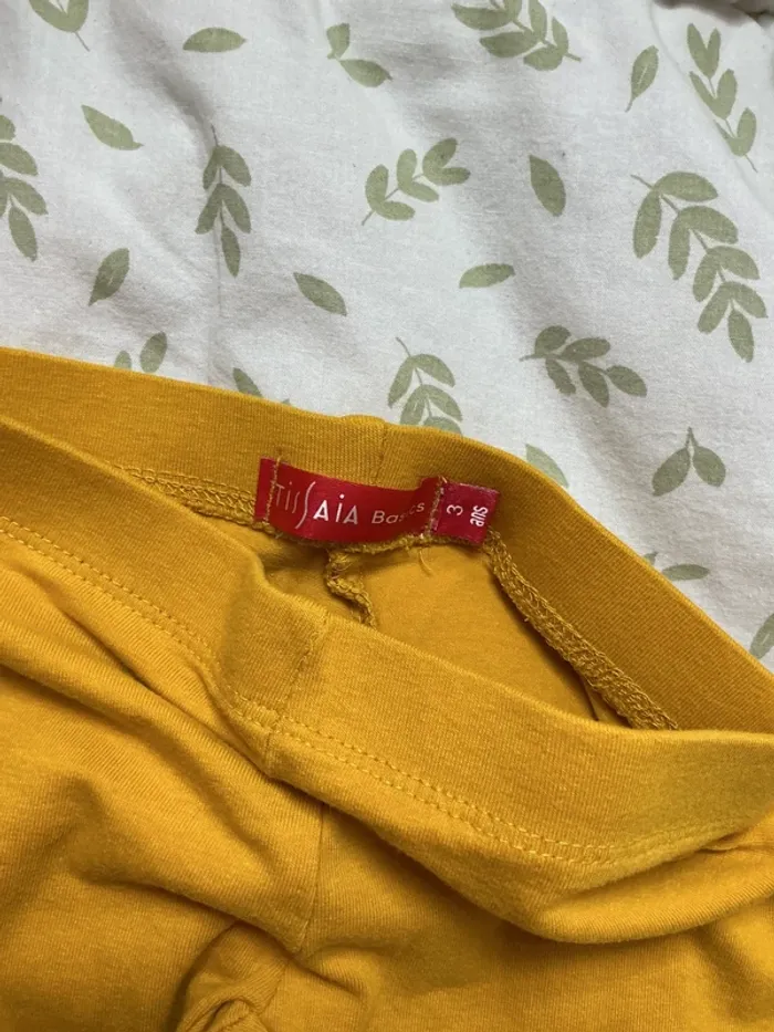 legging long moutarde 3 ans tissaia - photo numéro 6