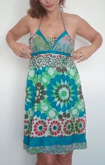 Robe d été colorée taille 34
