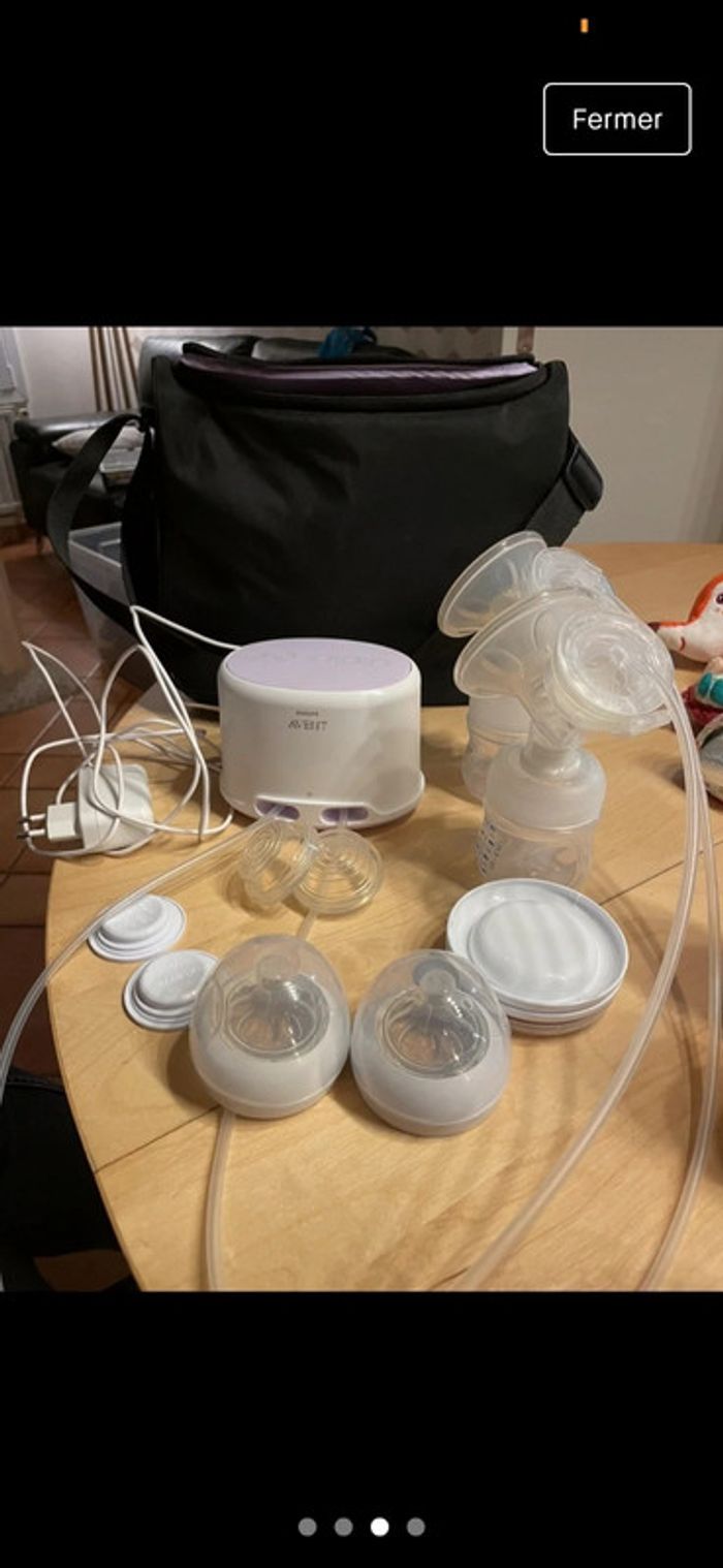 Tire lait électrique double avent