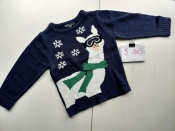 Pull de Noël 5 ans