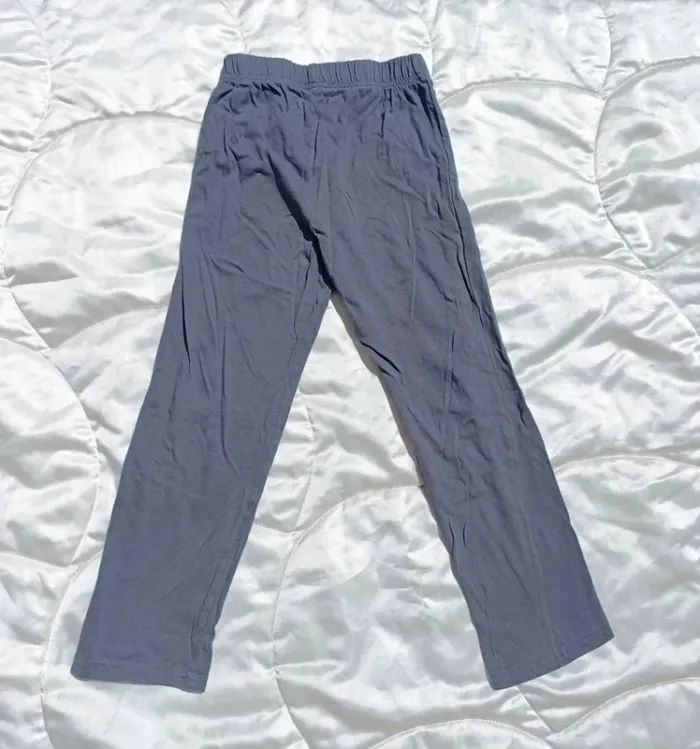 Pantalon de pyjama taille élastique gris 6 ans Kiabi - photo numéro 2