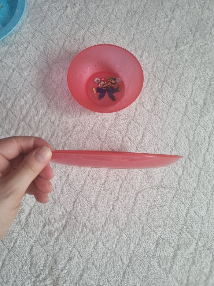 Assiette et bol mario - photo numéro 3