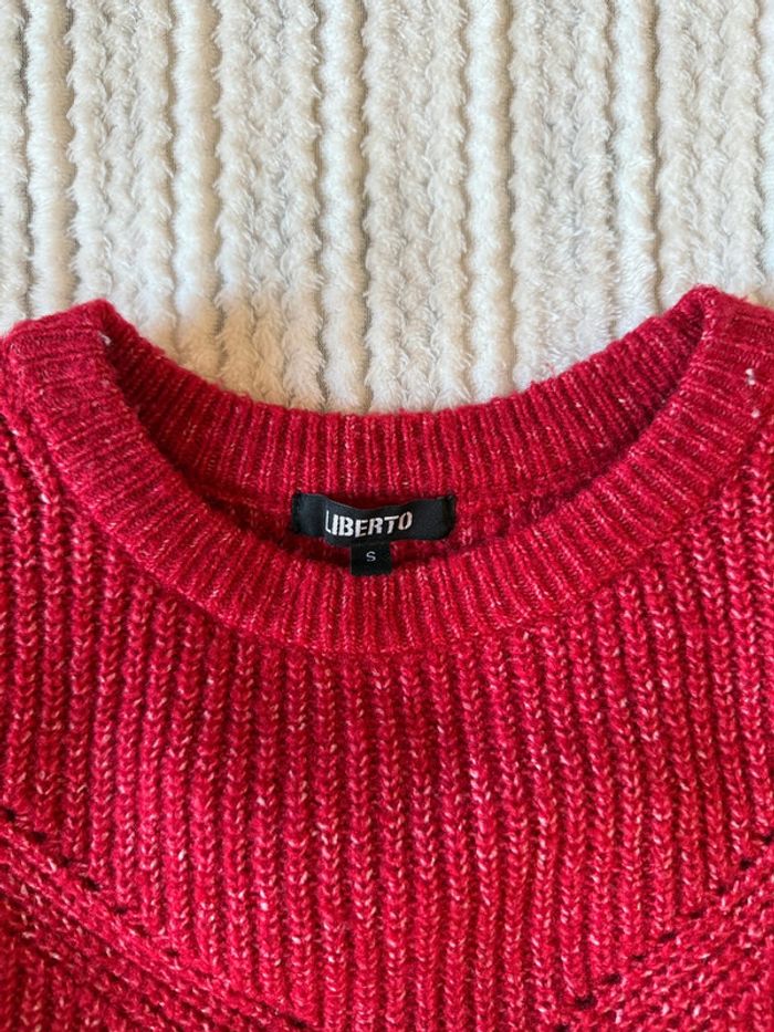 Pull rouge Liberto / Taille S - photo numéro 5