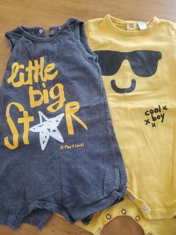 2 combinaisons été 12 mois