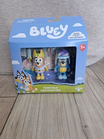 Figurines bluey : chilli et bandit. Fairy tale conte de fées. Neuf !!