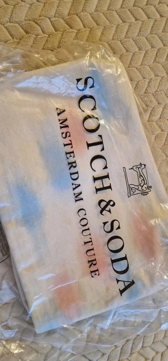 Jean Scotch & Soda droit taille haute blanc "the ripple" taille 26/32 - photo numéro 4