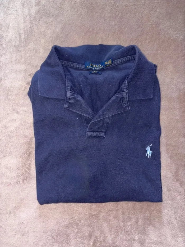 Polo Ralph Lauren homme taille XXL bleu en bon éta