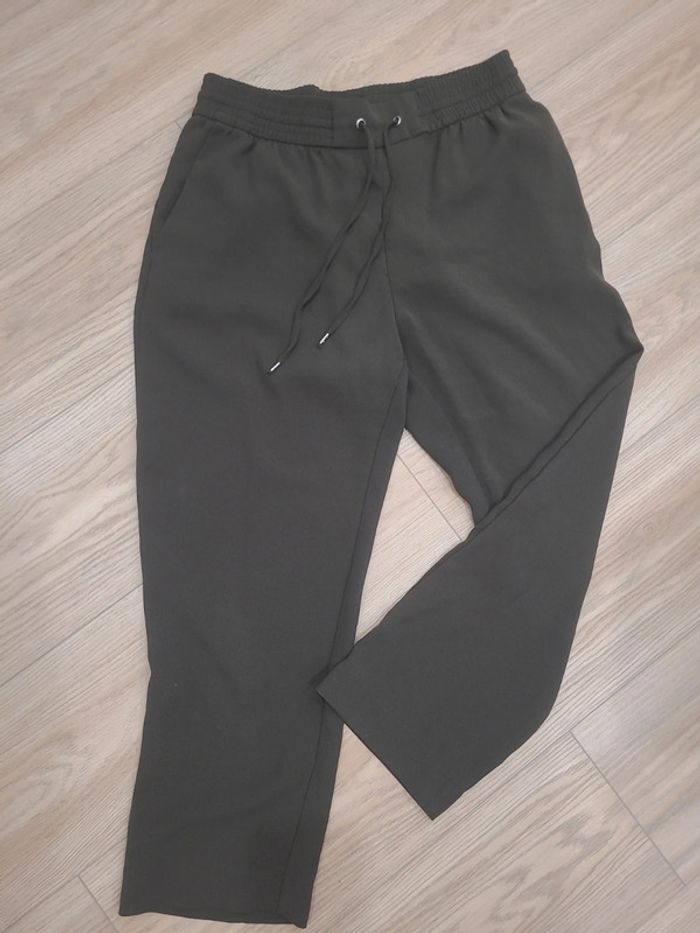 Pantalon fluide kaki
