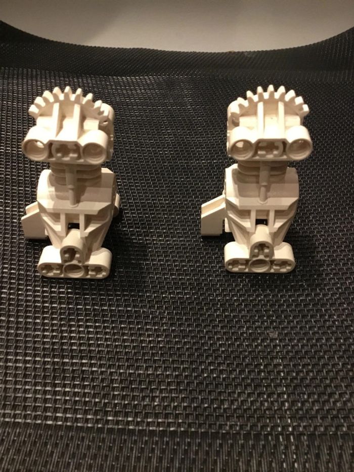 Lego Bionicle lot 2 corps torses blancs pièces détachées - photo numéro 4