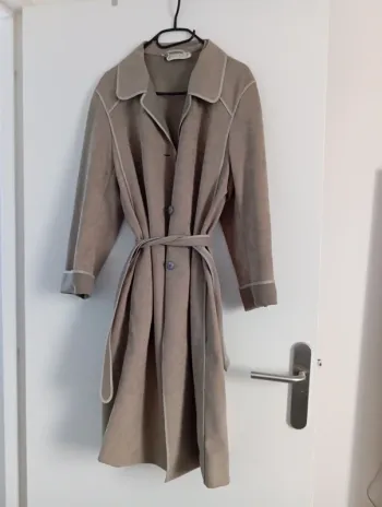 Veste longue pardessus vintage Weinberg Paris