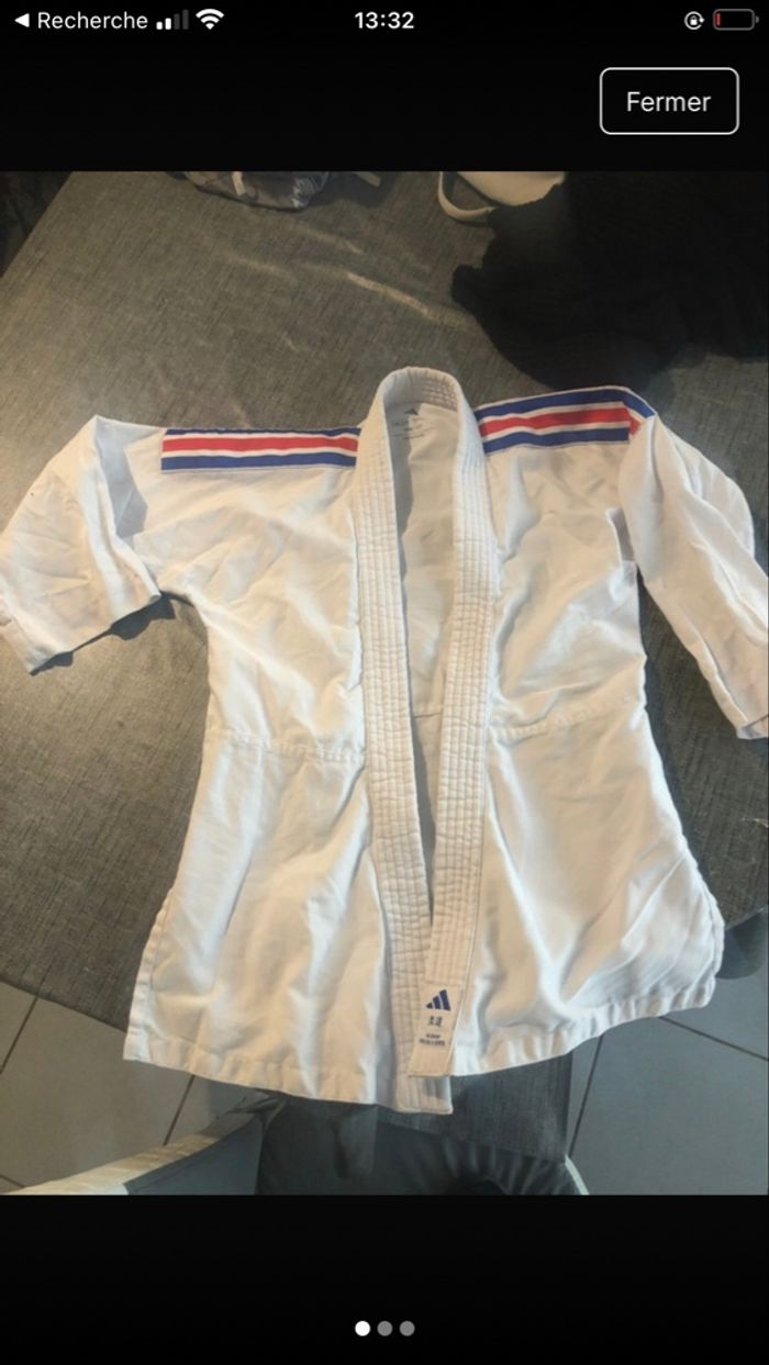 Veste adidas judo neuf - photo numéro 3