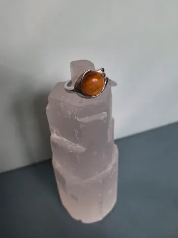 Bague Œil de tigre - Taille 17