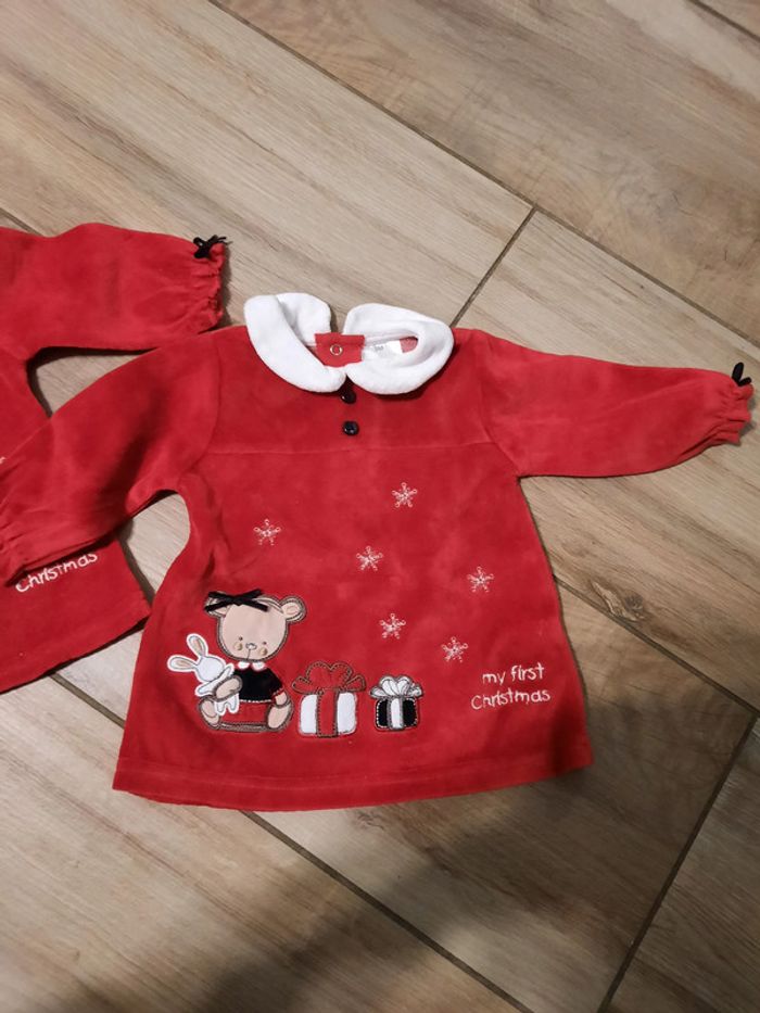 Petite robe de Noël en 3 mois fille 3euros l'unité - photo numéro 2