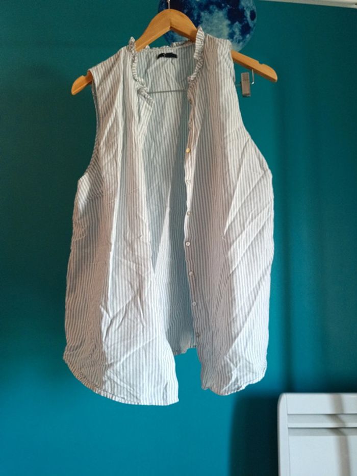 Débardeur chemise