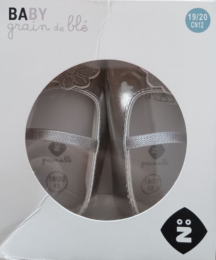 Ballerines grises bébé fille - photo numéro 2