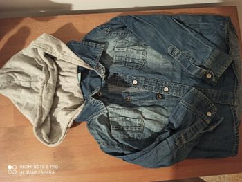 Chemise en Jeans avec capuche