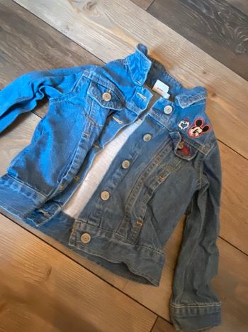 Veste en jeans Minnie Mouse 4 ans paillettes