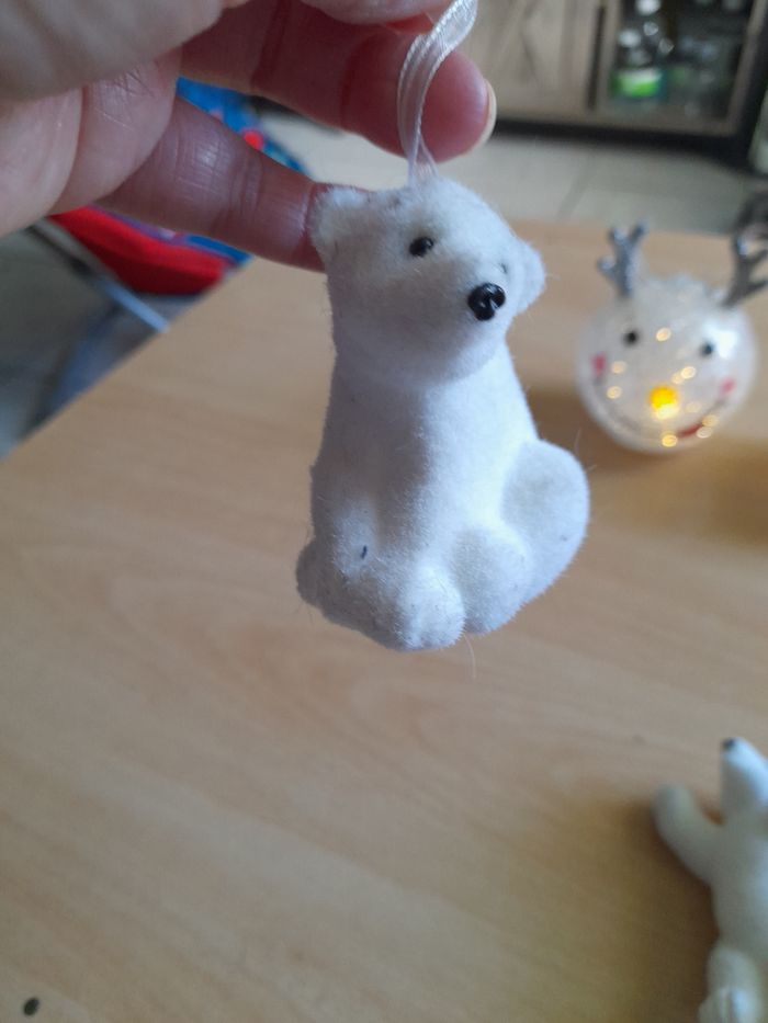 Déco de Noël blanc/ argenté - photo numéro 2