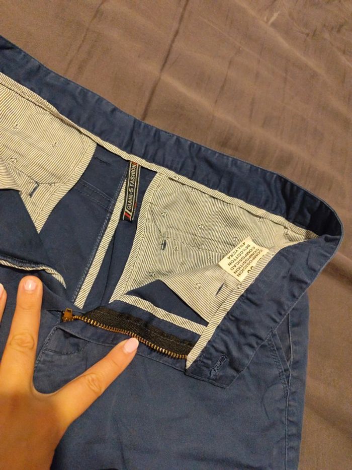 Short homme bleu marine - photo numéro 2