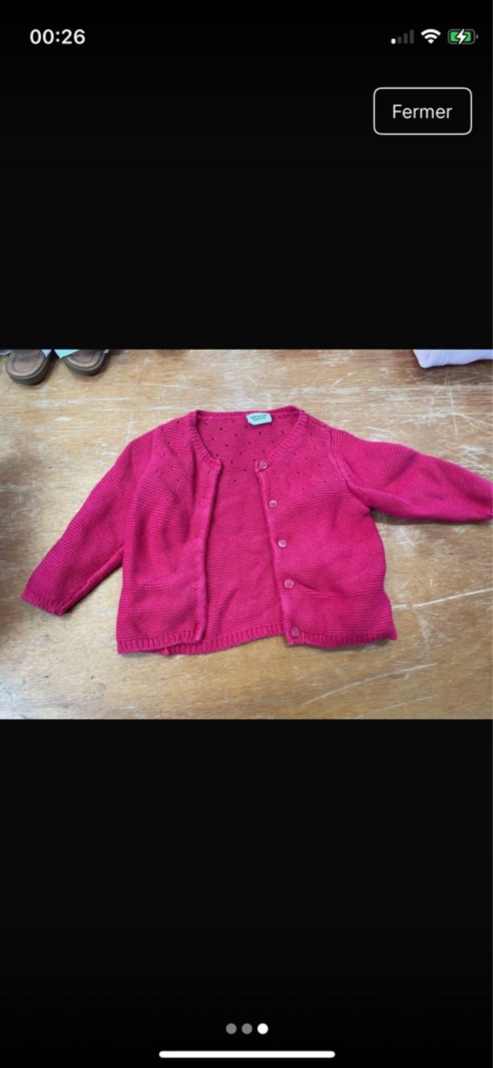 Gilet fille 12 mois - photo numéro 2