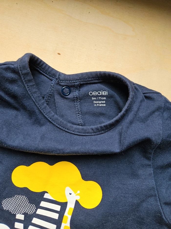 Pyjama coton obaibi 9 mois - photo numéro 2