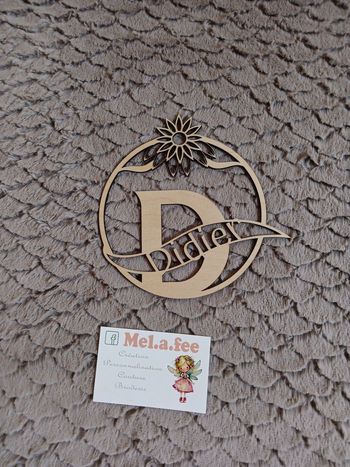 Décoration prénom personnalisé en bois