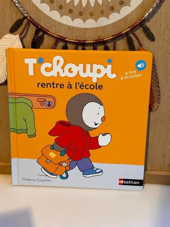 Livre tchoupi rentre à l’école 