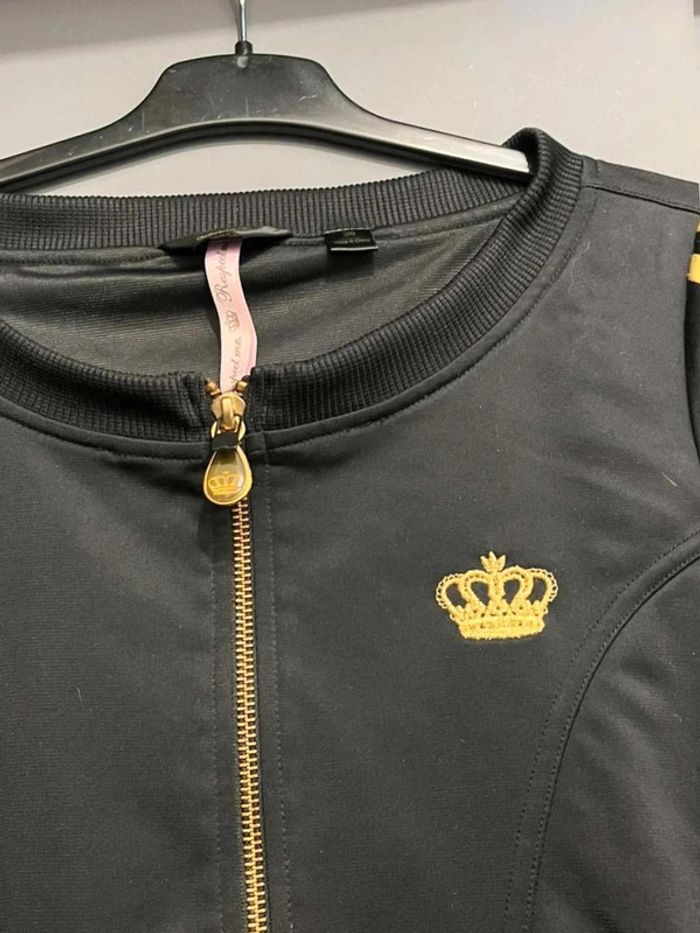 Veste sweat zippé femme  Adidas Respect  Me  M  38  noir  or neuf - photo numéro 4