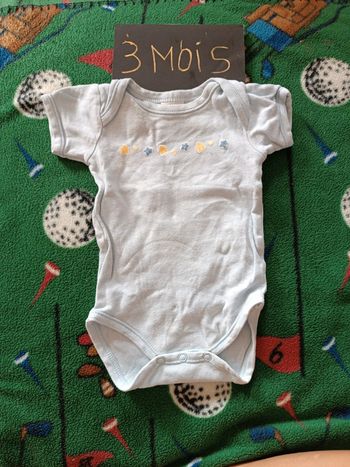 Body garçon 3 MOIS