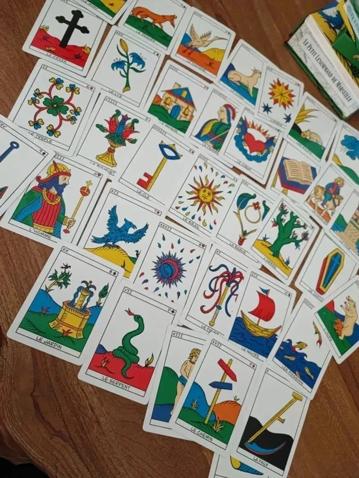 Coffret Le Petit Lenormand de Marseille Gabriel Dabadie Édition Arcana Sacra - photo numéro 6