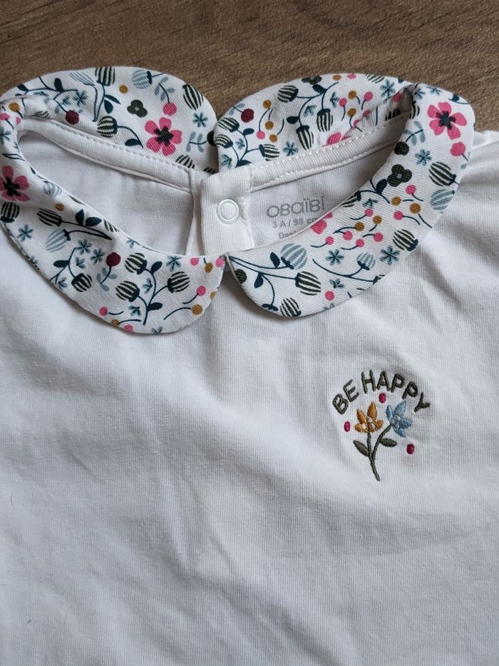 T shirt a col okaidi neuf 3 ans - photo numéro 2