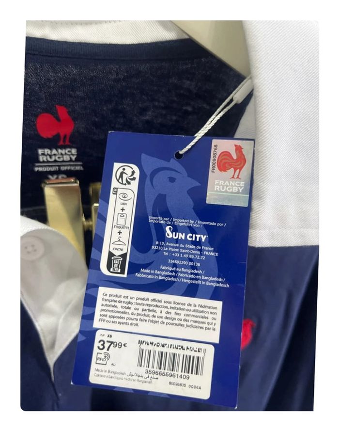 Polo France Rugby Officiel (Pas de Vinted Go) Taille XS - photo numéro 4