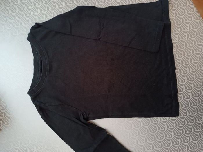 T shirt manches longues noir