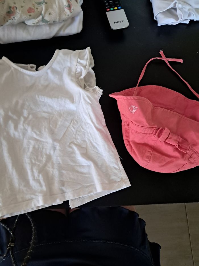 Blouse unie avec bob