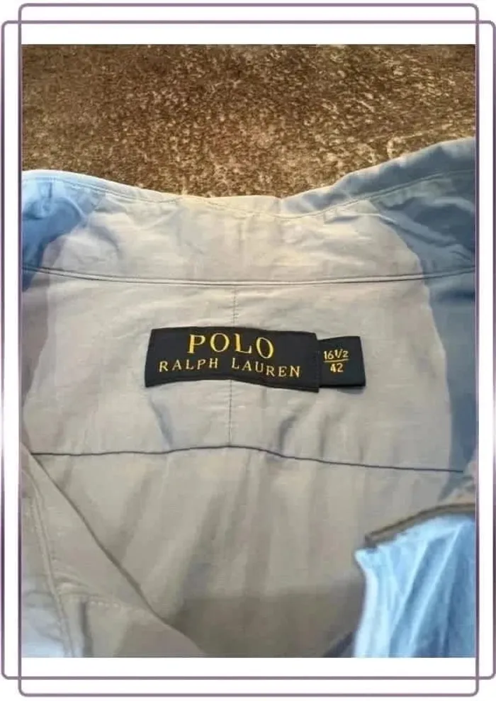 Chemises manches longues homme Ralph Lauren taille XL Men shirt - Herrenhemd - Camicia uomo - photo numéro 4