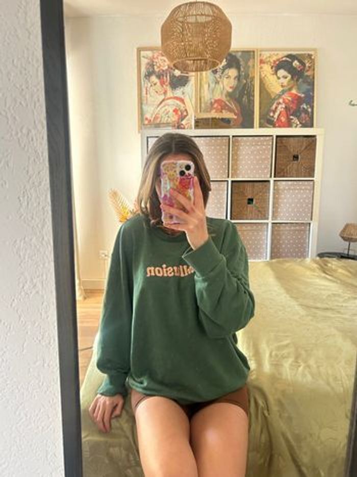 Pull collusion vert taille M - photo numéro 2