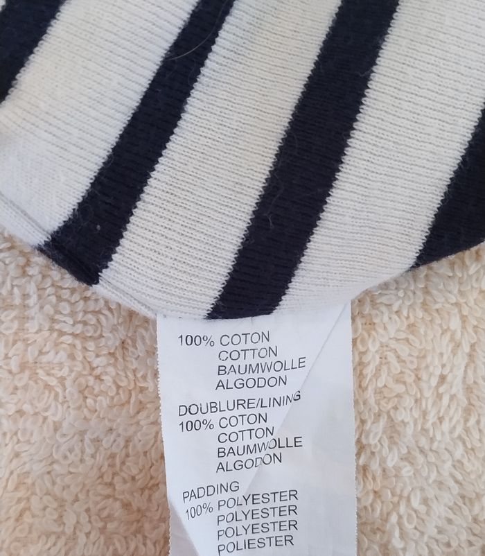 Gilet sweat à capuche bleu marine Coudémail pour un bébé de 6-9 mois - photo numéro 6