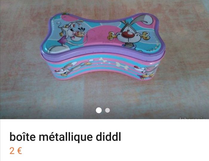 Boite métallique diddl