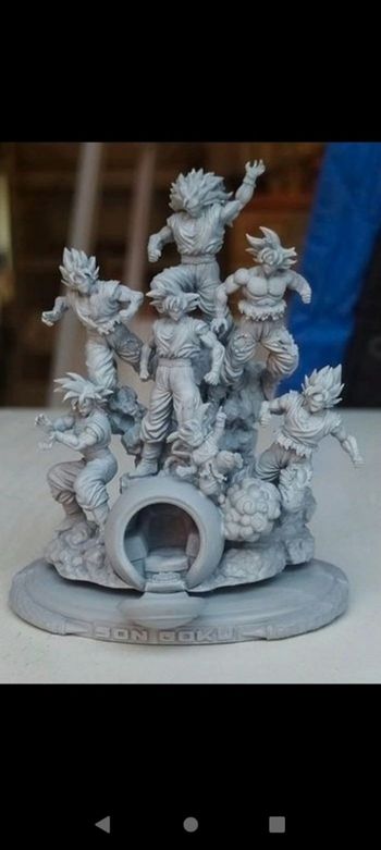 Figurine dragon ball famille des songoku toute neuve
