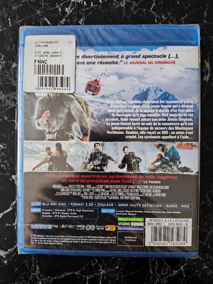 Cliffhanger (neuf) en Blu-ray - photo numéro 2