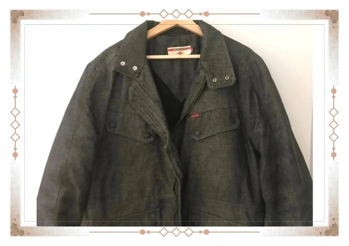 Manteau noir aspect jean taille M Lee Cooper - photo numéro 2