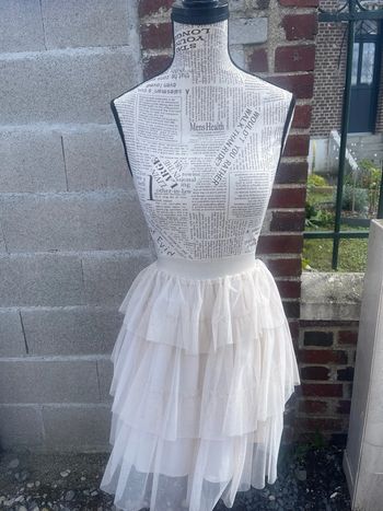 Jupe à volants avec doublure Vertbaudet, huit ans